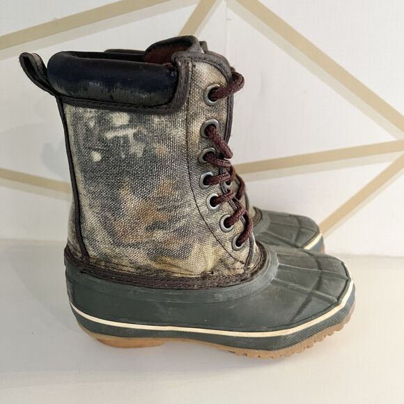 Kids Timber Wolf Camo Steel Shank Thermolite Boots Size 12 Lace Up Boots - Picture 5 of 9